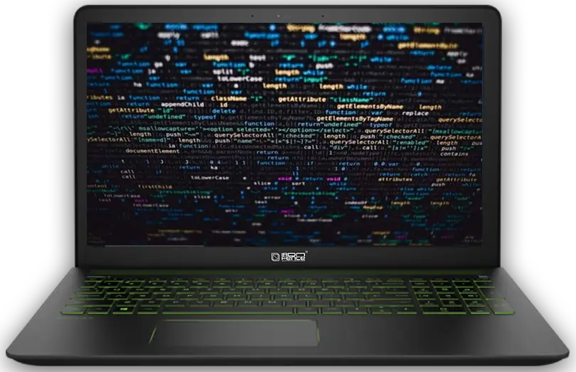 notebook com códigos